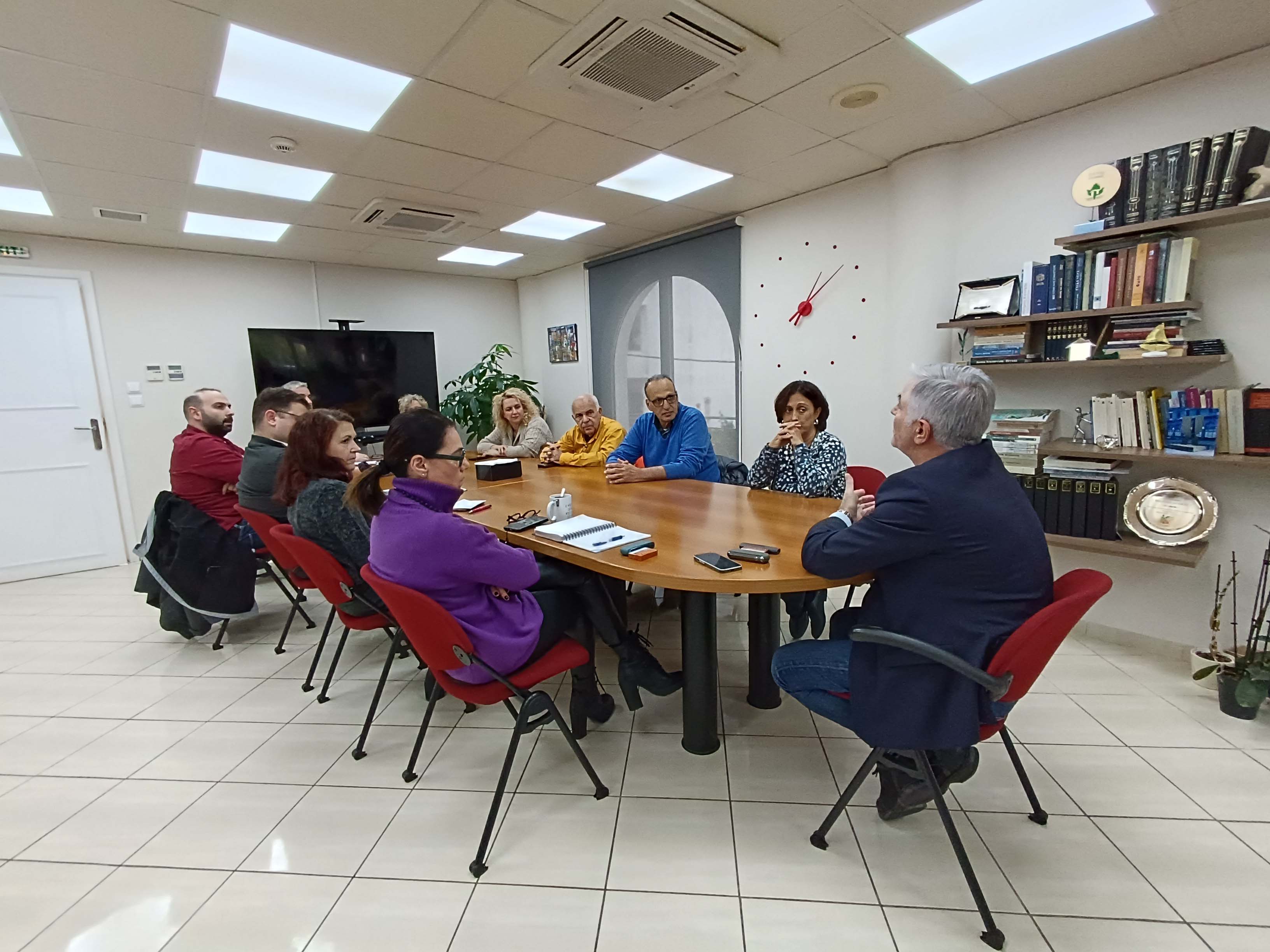 Δήμος Παιανίας: Σύσκεψη για την εξέλιξη των εργασιών σε 1ο & 2ο Γυμνάσιο